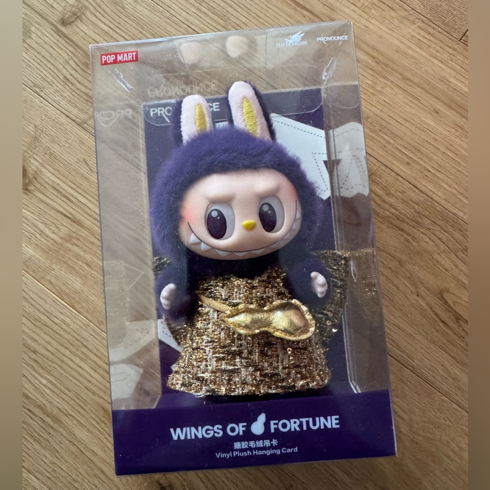 LABUBU × PRONOUNCE - WINGS OF FORTUNE doll plush From Pop Mart